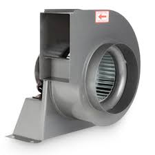 Extractor centrífugo industrial modelo con motor electrico para un manejo de aire no corrosivo
